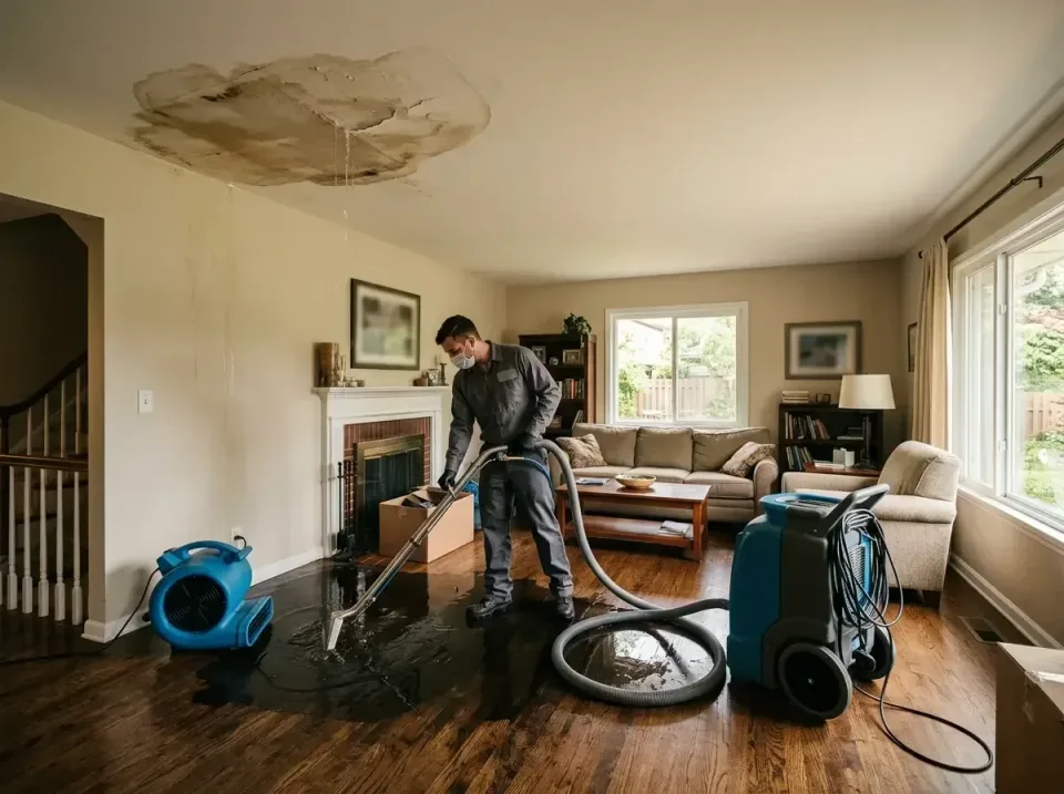 attic-pipe-burst-ceiling-drip-008 — frequently asked questions, Water Damage Restoration & Carpet Care in Elwood, IN